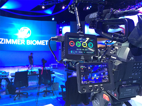 Interviews and footage at a trade show in Orlando, FL